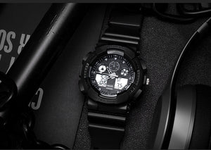 Men's Waterproof LED Sports Military Watch Shock Resistant
