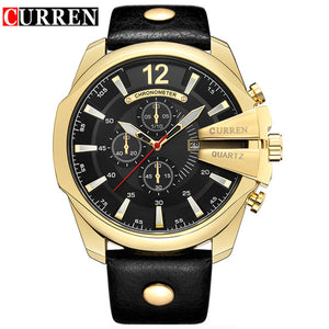 CURREN Golden Men's Watch - Top Luxury